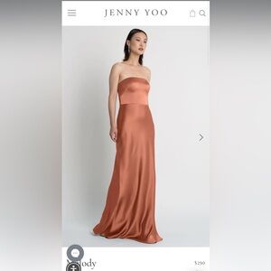 Jenny Yoo Melody Bridesmaid Dress- Sunset Canyon size 12 (NWOT)